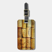 Étiquette À Bagage Vignoble Vignoble Cork Collage (Devant Vertical)