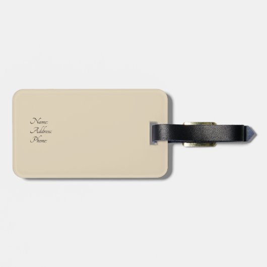 Étiquette À Bagage Vignobles Vignobles étiquettes (Dos horizontal)