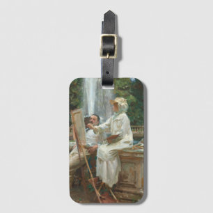 Étiquette À Bagage Villa Torlonia à Frascati, Italie par Sargent