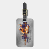 Étiquette À Bagage Ville de Detroit (Devant Vertical)