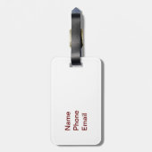 Étiquette À Bagage Ville musicale de Nashville (Dos Vertical)