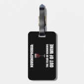 Étiquette À Bagage Vin de Novinophobia (Dos Vertical)