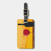 Étiquette À Bagage Vin rouge Toscane (Devant Vertical)