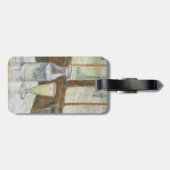 Étiquette À Bagage Vincent van Gogh Absinthe célèbre peinture (Dos horizontal)