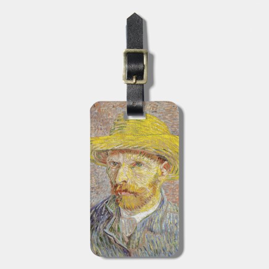 Étiquette À Bagage Vincent van Gogh - Autoportrait avec Casquette de  (Devant Vertical)