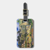 Étiquette À Bagage Vincent Van Gogh - Chalets de chaume à Cordeville (Devant Vertical)