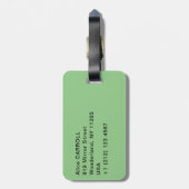 Étiquette À Bagage Vincent van Gogh - Champ avec Iris près d'Arles (Dos Vertical)