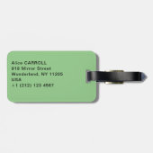 Étiquette À Bagage Vincent van Gogh - Champ avec Iris près d'Arles (Dos horizontal)