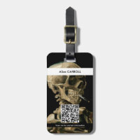 Vincent van Gogh - Crâne - étiquette de bagage de 