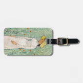Étiquette À Bagage Vincent van Gogh - Fille en blanc (Devant horizontal)