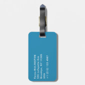 Étiquette À Bagage Vincent van Gogh - Fleur d'amandes (Dos Vertical)