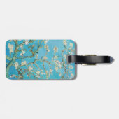 Étiquette À Bagage Vincent van Gogh - Floraison d'amandier - Code QR (Dos horizontal)