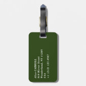 Étiquette À Bagage Vincent van Gogh - Giant Peacock Moth (Dos Vertical)