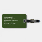 Étiquette À Bagage Vincent van Gogh - Giant Peacock Moth (Dos horizontal)