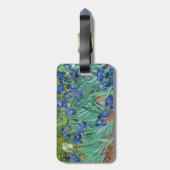 Étiquette À Bagage Vincent Van Gogh - Iris (Dos Vertical)