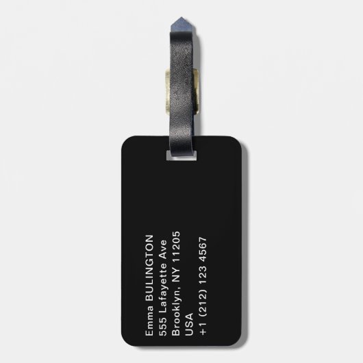 Étiquette À Bagage Vincent Van Gogh - Irises (Dos Vertical)