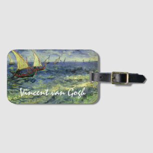 Étiquette À Bagage Vincent van Gogh - La mer à Saintes Maries