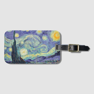 Étiquette À Bagage Vincent Van Gogh/ La Nuit étoilée