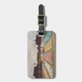 Étiquette À Bagage Vincent van Gogh - Lits à fleurs en Hollande (Devant Vertical)