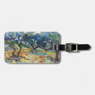 Étiquette À Bagage Vincent van Gogh - Oliviers : ciel bleu brillant