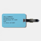 Étiquette À Bagage Vincent van Gogh - Rue à Auvers-sur-Oise (Dos horizontal)