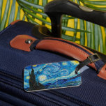 Étiquette À Bagage Vincent van Gogh, Starry Night<br><div class="desc">Starry Night,  célèbre peinture de Vincent van Gogh</div>