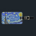 Étiquette À Bagage Vincent van Gogh Starry Night Gallery HD Art raffi<br><div class="desc">Vincent van Gogh. Nuit étoilée.c.1889. Huile sur toile. Belle peinture originale du chef-d'oeuvre du célèbre artiste post-impressionniste néerlandais Vincent van Gogh.</div>