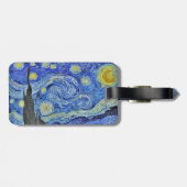 Étiquette À Bagage Vincent van Gogh Starry Night Gallery HD Art raffi (Dos horizontal)