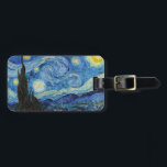 Étiquette À Bagage Vincent Van Gogh Starry Nuit Vintage Art<br><div class="desc">Balise Vincent Van Gogh Starry Nuit Art Vintage</div>