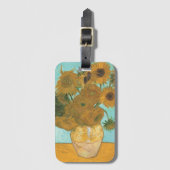 Étiquette À Bagage Vincent van Gogh - Vase avec douze tournesols (Devant Vertical)