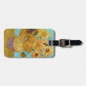 Étiquette À Bagage Vincent Van Gogh - Vase avec douze tournesols (Devant horizontal)