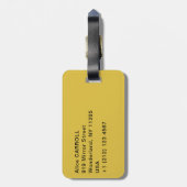 Étiquette À Bagage Vincent van Gogh - Vase avec Irises (Dos Vertical)