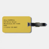 Étiquette À Bagage Vincent van Gogh - Vase avec Irises (Dos horizontal)