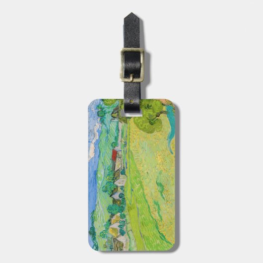 Étiquette À Bagage Vincent van Gogh - Vue des Vessenots près d'Auvers (Devant Vertical)