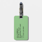 Étiquette À Bagage Vincent van Gogh - Vue des Vessenots près d'Auvers (Dos Vertical)