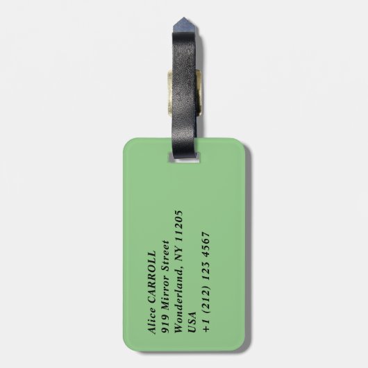 Étiquette À Bagage Vincent van Gogh - Vue des Vessenots près d'Auvers (Dos Vertical)