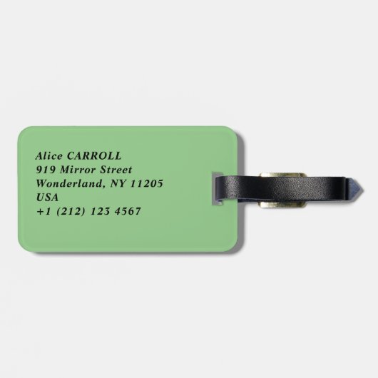 Étiquette À Bagage Vincent van Gogh - Vue des Vessenots près d'Auvers (Dos horizontal)