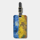 Étiquette À Bagage Vincent van Gogh - Wheatfield with Crows (Devant Vertical)