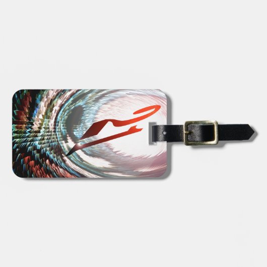 Étiquette À Bagage VINGT ET UN (21ème ANNIVERSAIRE) (Devant horizontal)