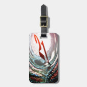 Étiquette À Bagage VINGT ET UN (21ème ANNIVERSAIRE) (Devant Vertical)