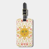 Étiquette À Bagage Vins de soleil et de fleurs CUSTOMISÉS (Devant Vertical)