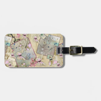 Étiquette À Bagage Vintag mit Schmetterlingen Case-Mate iPhone Hülle