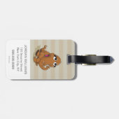 Étiquette À Bagage Vintage (Dos horizontal)