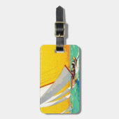 Étiquette À Bagage Vintage (Devant Vertical)