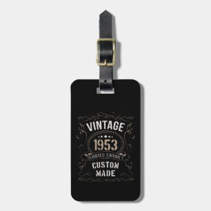 Étiquette À Bagage Vintage 1953 Limited Edition Personnalisé
