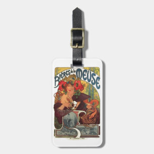 Étiquette À Bagage Vintage Art Nouveau Alphonse Mucha Mots clés