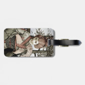 Étiquette À Bagage Vintage Geisha (Dos horizontal)