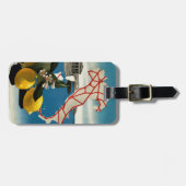 Étiquette À Bagage Vintage Italie (Devant horizontal)