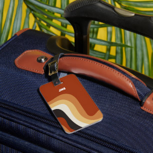 Étiquette À Bagage Vintage les années 70 Burange Super Hippie personn