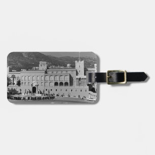 Étiquette À Bagage Vintage Monaco Principauté Palais carré